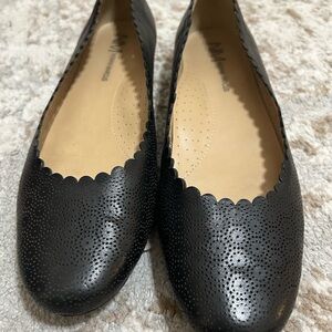 Neiman Marcus Perforated Black Loafers